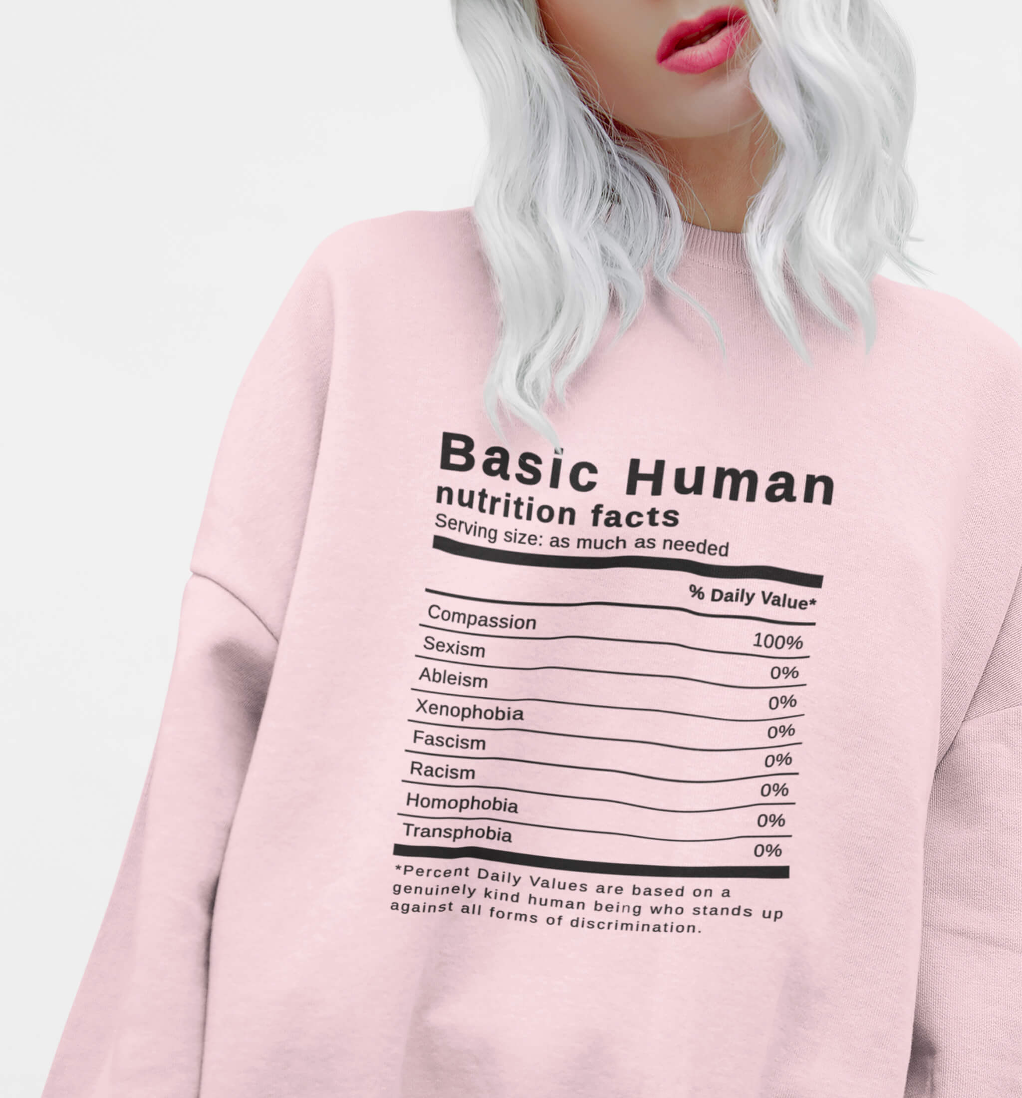 Nutrition Facts | Feminist Unisex Sweater