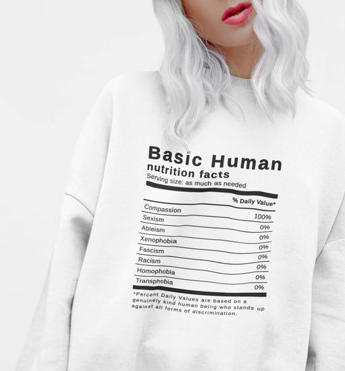 Nutrition Facts | Feminist Unisex Sweater