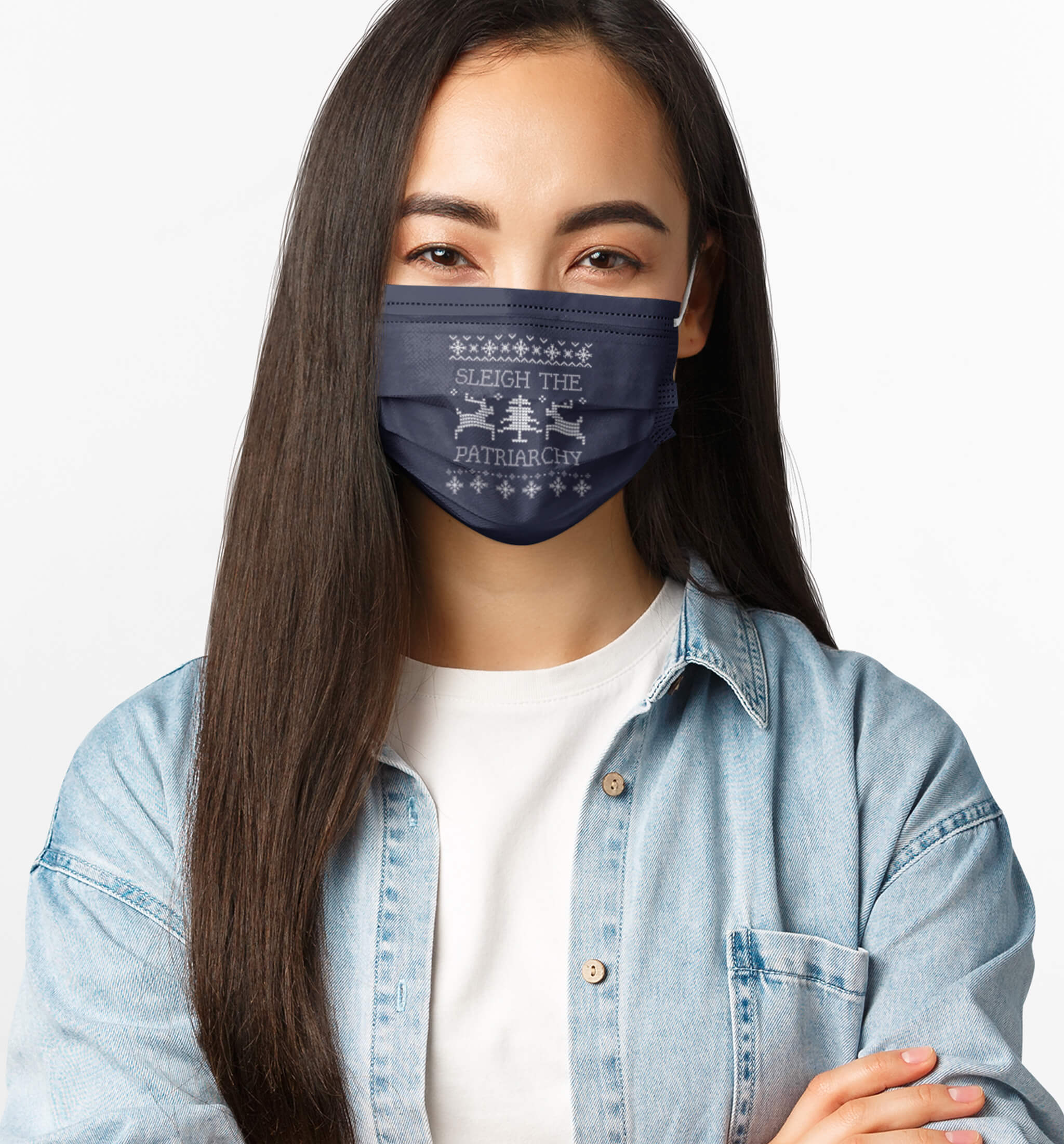 Sleigh The Patriarchy | Feminist Face Mask
