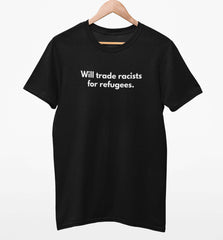 Trade Racists for Refugees | Feminist Womens Tee